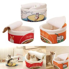 Cat Beds for Indoor Cats Cave House Puppy Kennel Tent Mat Semienclosed with