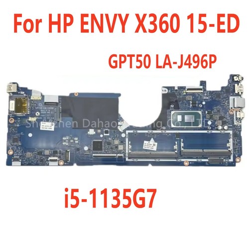 For HP ENVY X360 15-ED 15T-ED Laptop Motherboard GPT50 LA-J496P i5-1135G7 Tested