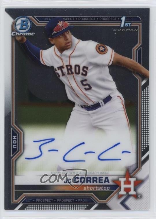 2021 Bowman Chrome Prospect Auto JC Correa #CPA-JCO Auto