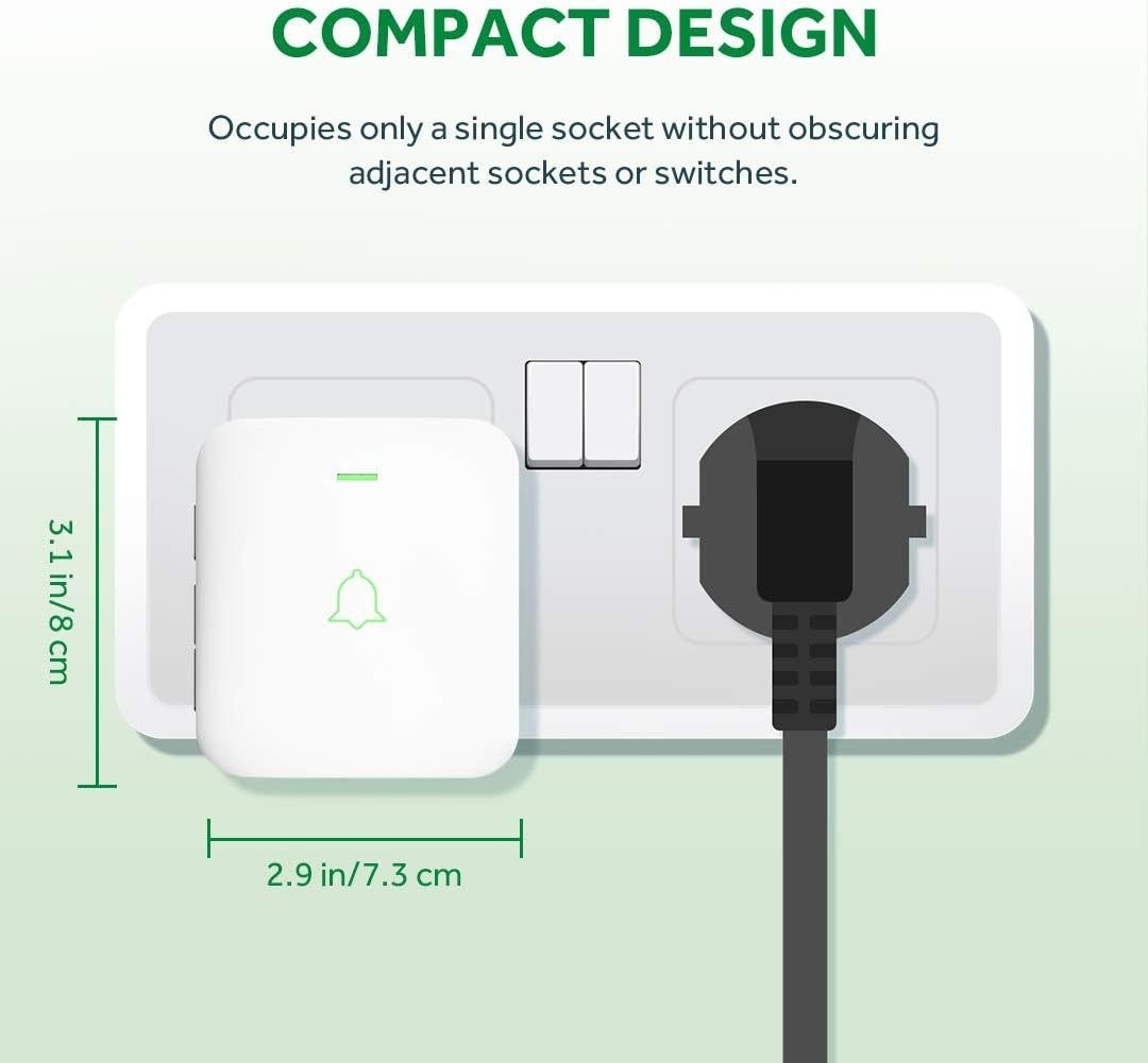 Sonnette AVANTEK étanche à 5 niveaux de volume réglables