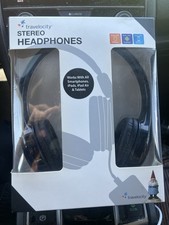 Travelocity Padded Stereo Headphones Wired Premium Sound Quality -Black