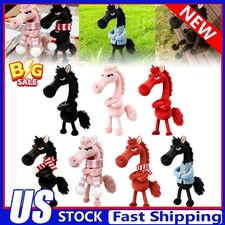 Horse Keychain Plush Toy Backpack Pendant Decoration Year of The Horse Plush Toy