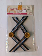 RARE Lindsay Phillips Bamboo Accent SwitchFlops Strap Susan Sz Large 9/10/11 