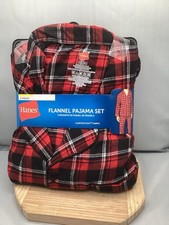 HANES MEN'S FLANNEL PAJAMA SET, SIZE Medium COMFORTSOFT FABRIC, NEW WITH TAGS