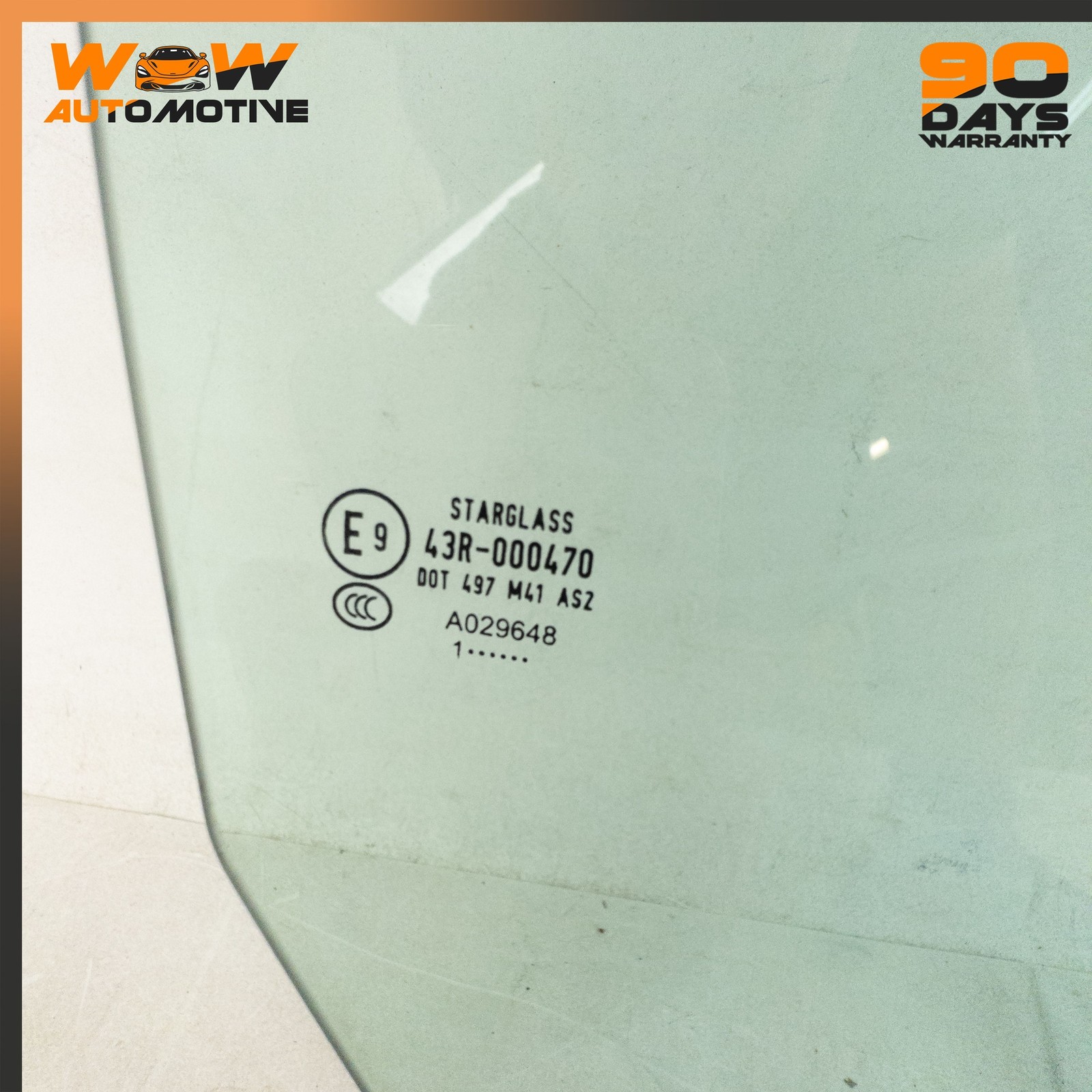 06-16 ASTON MARTIN V8 S VANTAGE CONVERTIBLE FRONT RIGHT DOOR WINDOW GLASS OEM