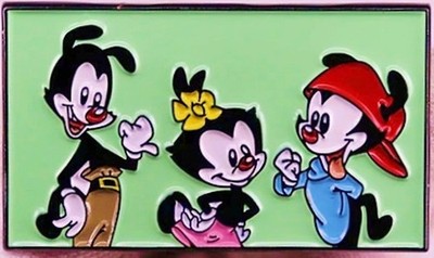 Animaniacs Animated TV Series Group Image Enamel Metal Pin NEW UNUSED