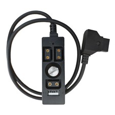 Multiple Device D Tap Battery Converter Cable 4 Outputs USB Charging LED Power