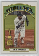 2021 Topps Heritage SP Action Image Variation Luis Robert #33 01ck