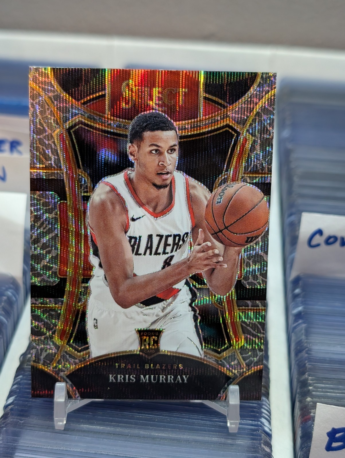 2023-24 Select Kris Murray RC Elephant Prizm SSP Mezzanine #306 Trail Blazers