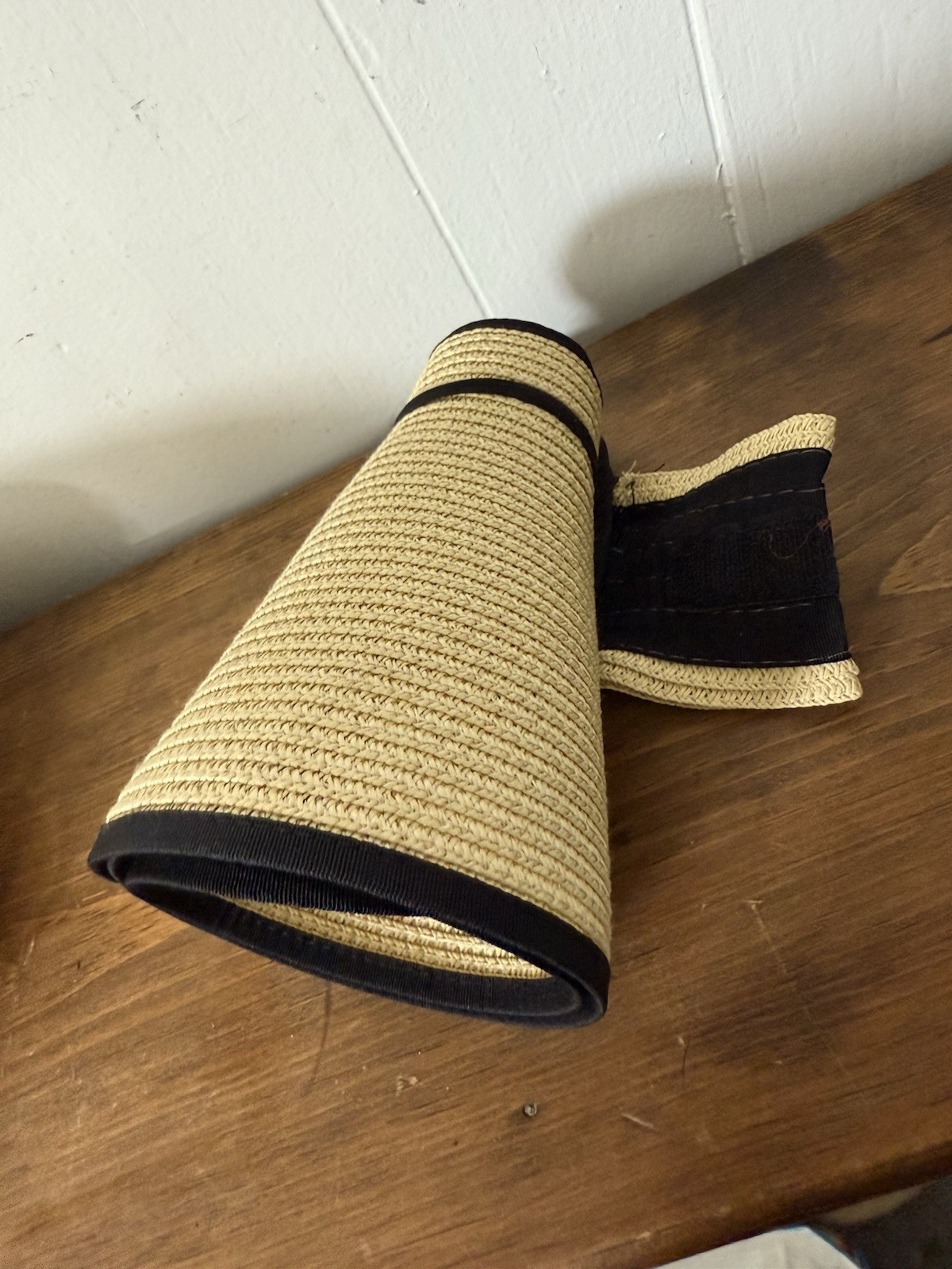 Woman’s Straw Sun Visor Hat Packable - image 4