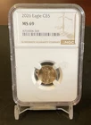 2026 G$5 Eagle 1/10 Gold NGC MS 69