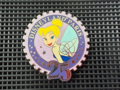 Disney Pin Disneyland Paris 25th Anniversary Tinker Bell Gear Cog 2017 OE DLP