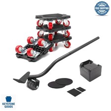 Heavy Duty Furniture Mover Set with 16 Wheels & Lifter, 660Lbs Capacity