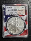 Beautiful 2019 W $1.00 Burnished American Eagle First Day of Issue PCGS SP 70