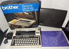 Vintage Brother EP-20 Electronic Typewriter & Printer - w/Box & Manual, Like New thumbnail