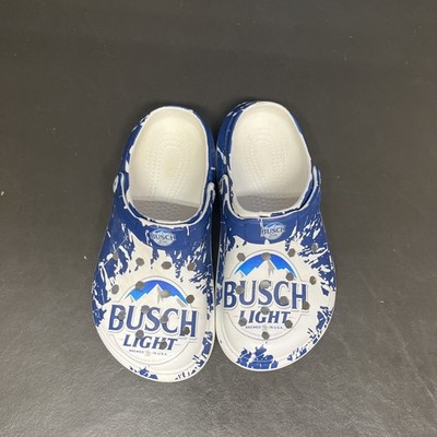 Busch light Beer x Crocs Classic All Clog women s size 7 