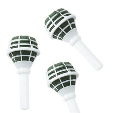 4 Pcs White Foam Floral Bouquet Holders, Artificial Flower, Bridal Handle