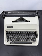Adler Typewriter Color White TIPPA S 30×31×9.5 RARE w/Case From Japan USED thumbnail