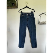 Vintage Levi's 1999 90's 550 Relaxed Fit Tapered Leg Size 8 Regular