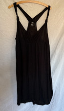 H&M Sommerkleid Strandkleid Schwarz Gr. L Tr�...