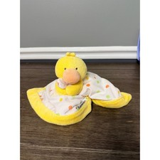 Carter's Yellow Duck Plush with Polka Dot Blanket Lovey