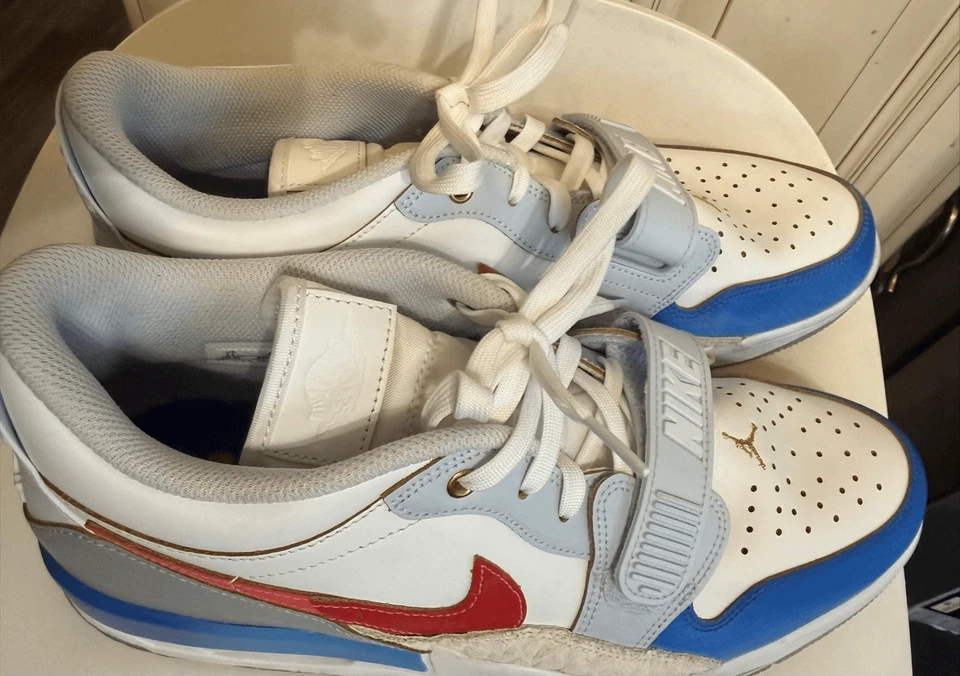 Nike Hombres Air Jordan Legacy 312 Low Game Royal Zapatos de Baloncesto Rojo Blanco Talla 11 Foto 3 de 4