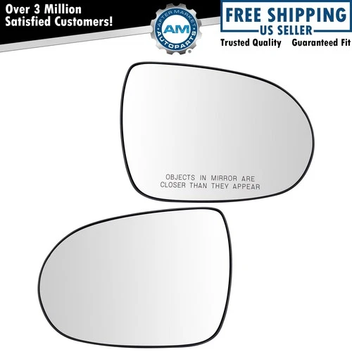 Exterior Mirror Glass Pair LH Driver & RH Passenger Sides Direct for Kia Sorento