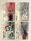 1997-98 Skybox Premium Autographics Auto Lot (4) Geiger Lynch MaClean Johnson