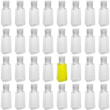 200 PCS 1oz 30ml Plastic Empty Bottles Flip Refillable Travel Size