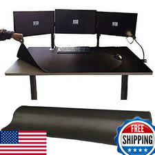 55"x27" Extra-Large 3XL Gaming Mouse Pad Waterproof Desk Mat Black Lint-Free