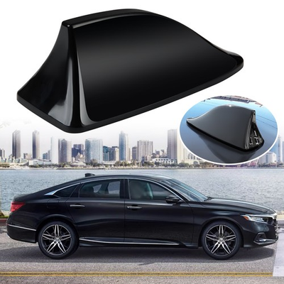 #ad Car Shark Fin Antenna Roof Radio AM FM Signal for Honda Accord Black $9.95