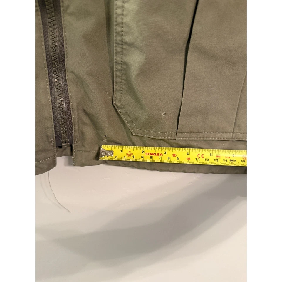 Filson Olive Green Utility Vest Mens Hunting Fishing Outdoorsman Style #556 - Image 2 of 4