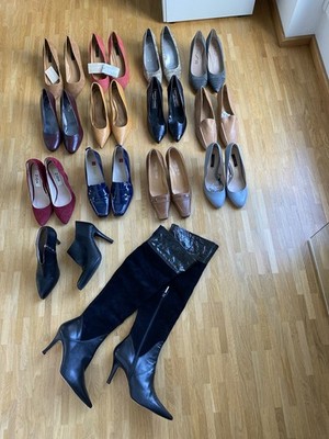 BUSINESS PUMPS SCHUHPAKET Gr 37 OXITALY STIEFEL UNISA HÖGL HALLHUBER ZIGN NEU