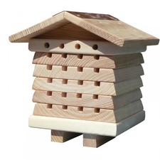 Wildlife World Interactive Wooden Bee House Pollinator Management System