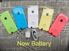 Apple iPhone 5C UNlocked 8/16/32GB BLUE/GREEN/PINK/WHITE/ YELLOW - 90 N EW