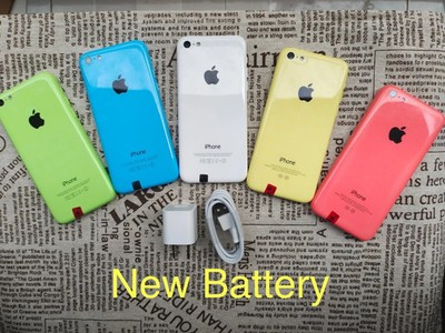 Apple iPhone 5C UNlocked 8/16/32GB BLUE/GREEN/PINK/WHITE/ YELLOW - 90% N EW