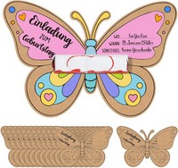 12Pcs Einladungskarten Kindergeburtstag MäDchen Schmetterlingen Party