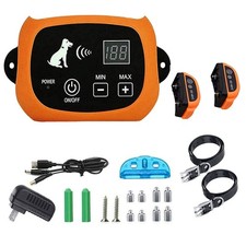 Waterproof Shock Collar Electric Dog Pet Fence System for 2 Dogs Wireless