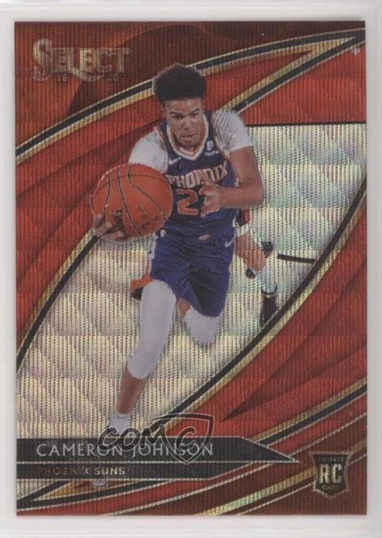 2019-20 Panini Select Courtside Tmall Red Wave Prizm Cameron Johnson #202 fm0