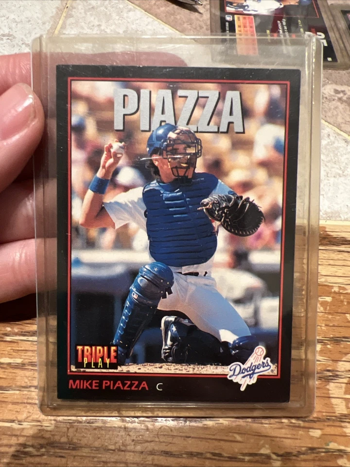 1993 Triple Play #55 Mike Piazza - Image 3 of 4