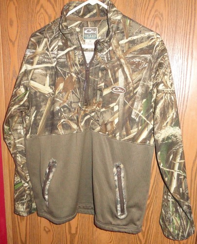 DRAKE WATERFOWL SYSTEMS CAMO POCKET SWEATER ADULT MEDIUM ZIP TASCHEN JAGD ENTE - Bild 1 von 3