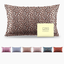 Mulberry Silk Pillowcase for Hair and Skin Standard Size Leopard Print Silk Pill
