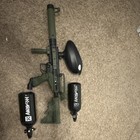 Tippmann Cronus Tactical Mechanical Paintball Marker Green w/ Hopper & 2 tanks — photo 1