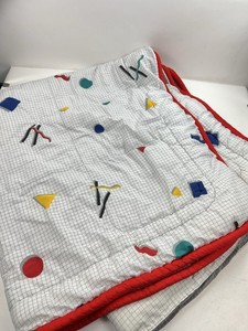 Vintage Cannon Made USA 80s Geometric Comforter Full House Home Alone 84” x 67”