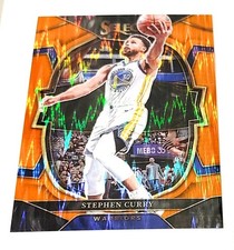 Stephen Curry 2022-23 Select Concourse Orange Flash Prizm Parallel #27