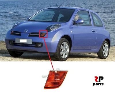 Für Nissan Micra 2003 - 2005 Neu Vorne Stoßstange Blinker Orange Links N/S