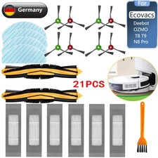 Für ECOVACS DEEBOT OZMO 950 920 T8 T9 Filter/Ersatzteil Set Staubsauger Zubehör