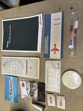 Swiss Air Menu, Map And Various Items