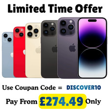 Image of Apple iPhone 14/ 14 Plus / 14 Pro / 14 Pro MAX 128GB 100% Battery All Colors A++