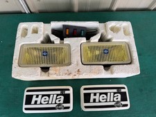 Vintage Hella 181 Halogen Yellow Fog Lamps With Covers Made In Germany Vintage Hella 181 Halogen Yellow Fog Lamps With Covers Made In Germany
